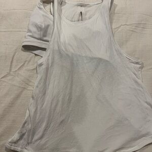 Lululemon Athletica White Tank Top